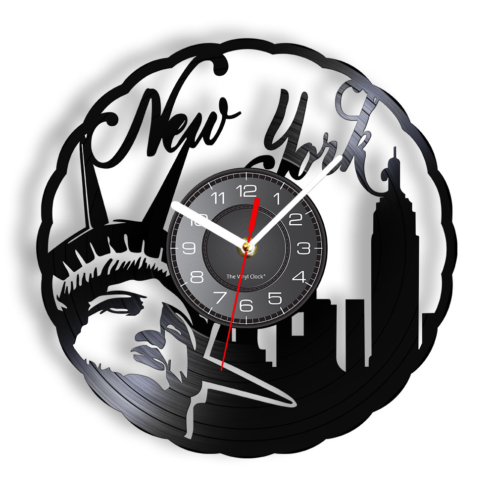 Interior Design York - Reloj de Pared de Vinilo Vintage