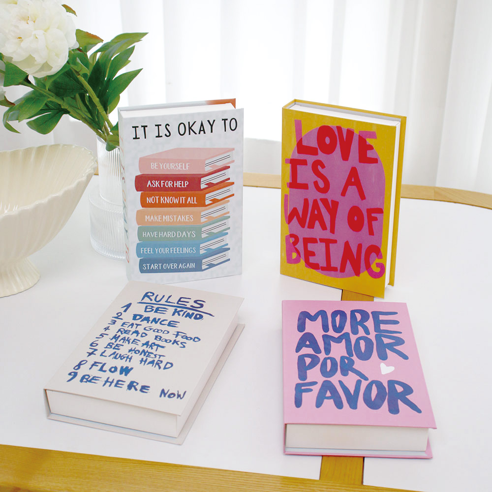 Interior Design Book - Cajas Decorativas con Libros Falsos de