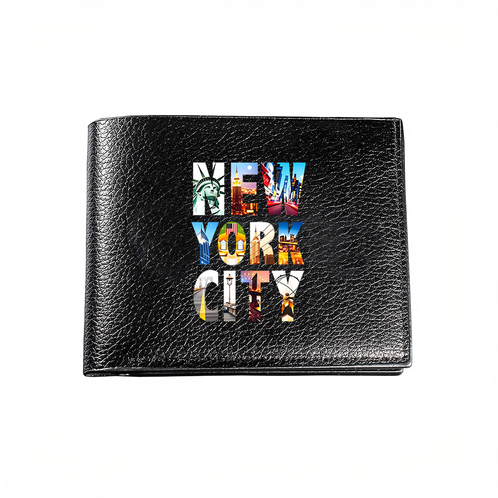 Interior Design York - Cartera para Hombre con Estampado de