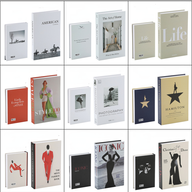 Interior Design Book - Libros falsos de moda para decoración