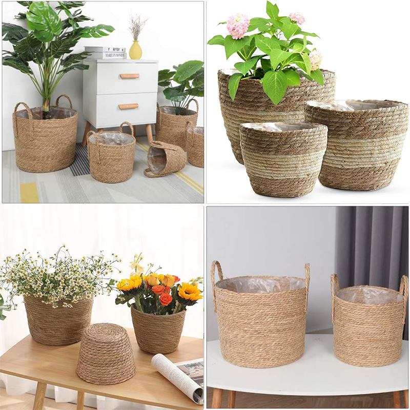 Las maceteros con mango de rat - Rattan Tray Handle reseña y precio
