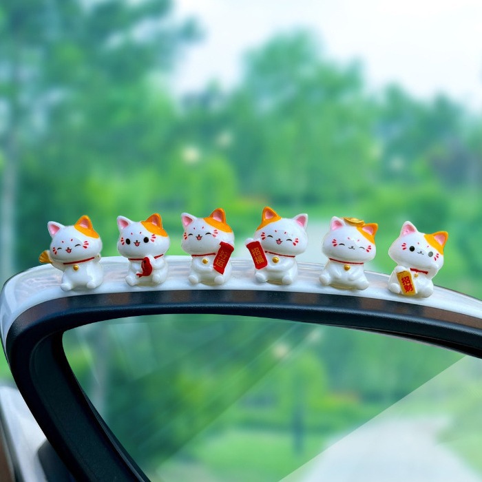 Adornos de gato de la suerte j - Interior Design Japan reseña y precio