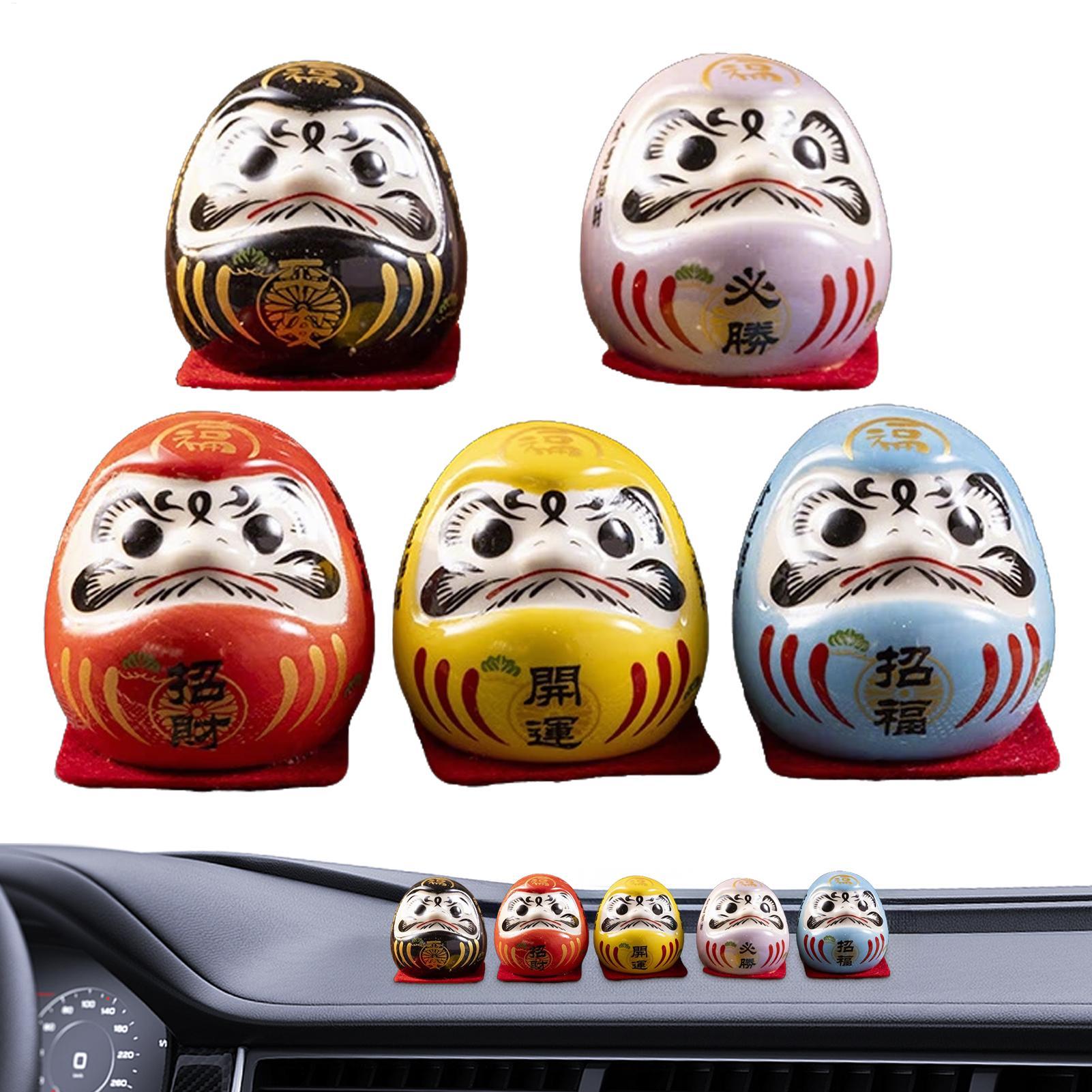 Muñeca Daruma de cerámica japo - Interior Design Japan reseña y precio