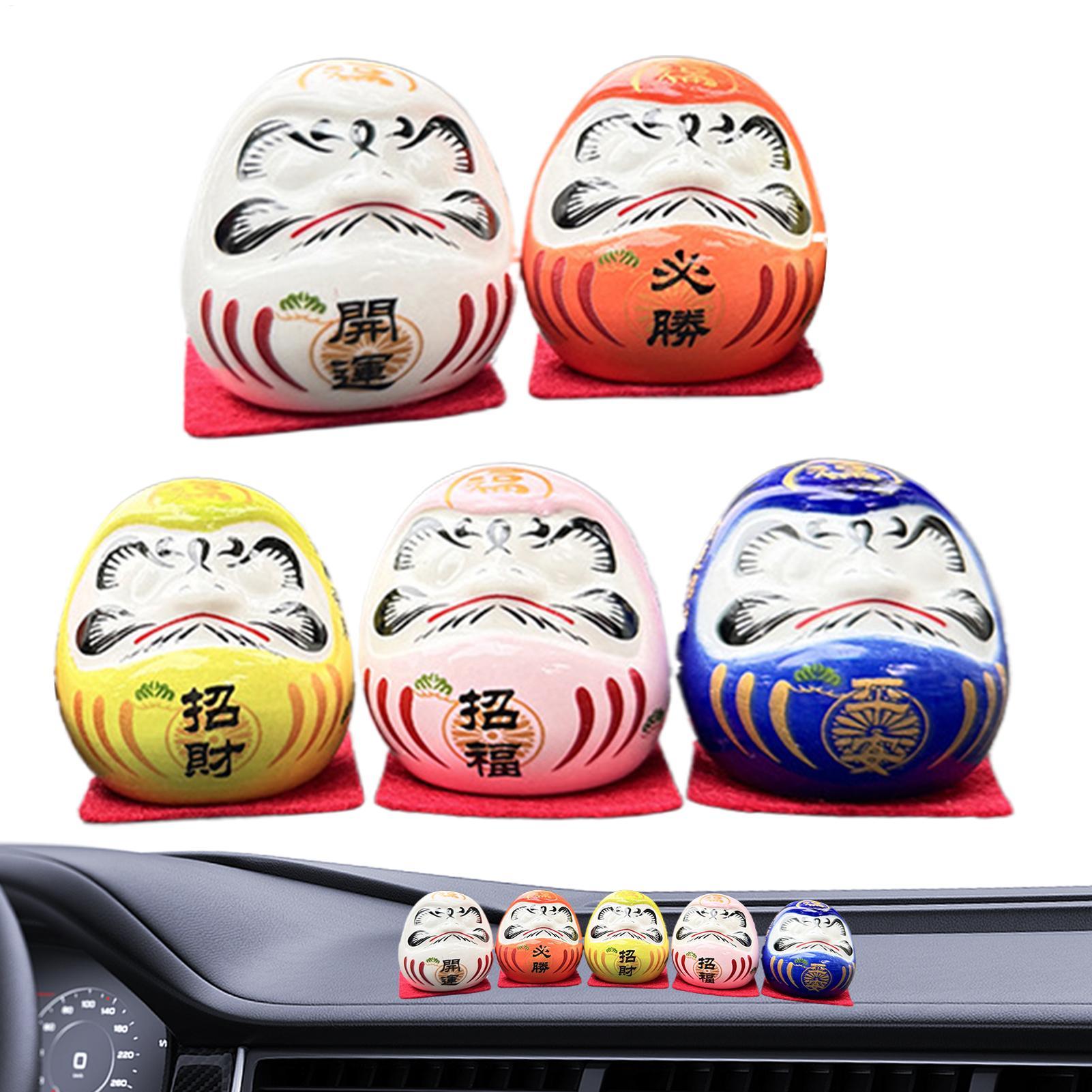 Muñeca Daruma de cerámica japo - Interior Design Japan reseña y precio