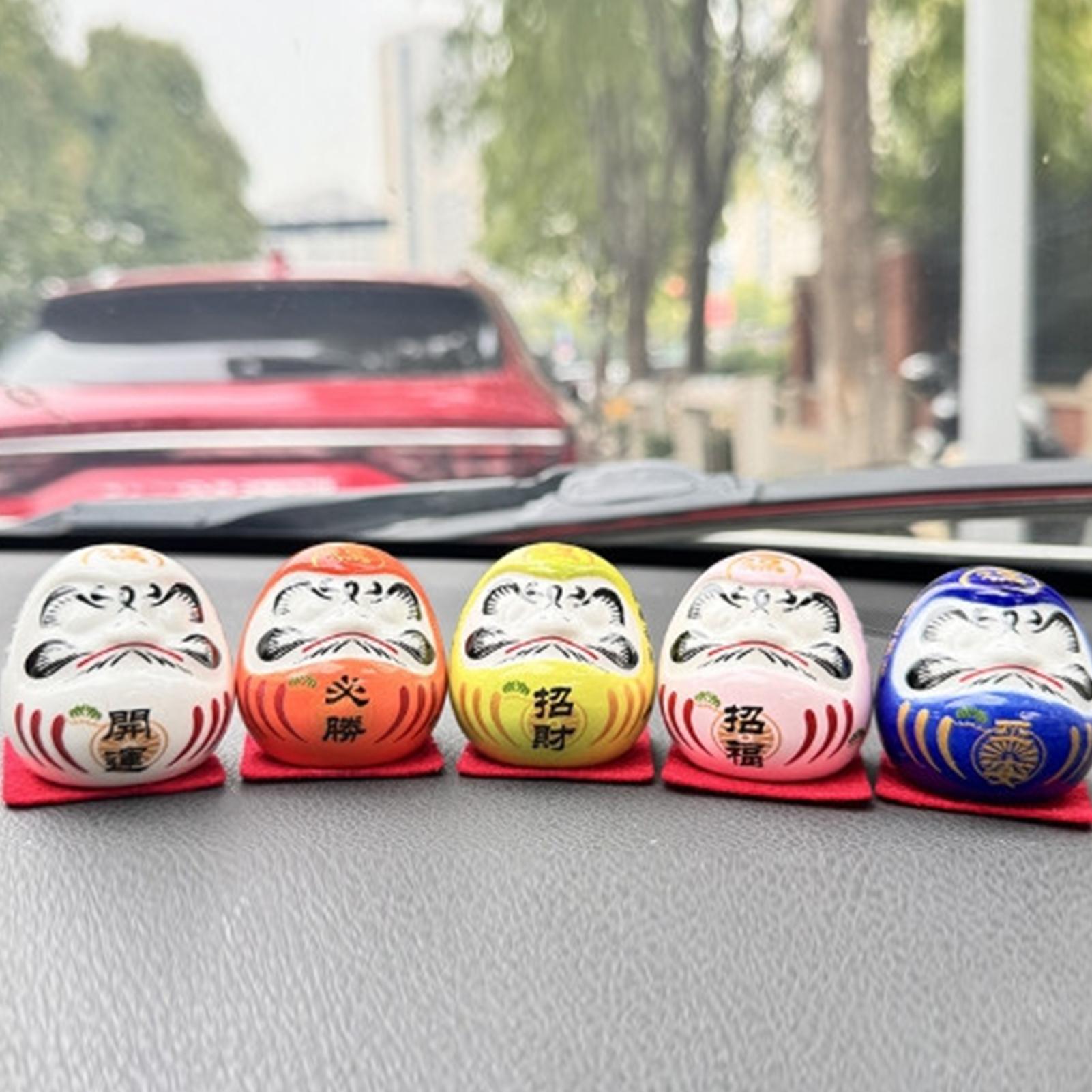 Muñeca Daruma de cerámica japo - Interior Design Japan reseña y precio