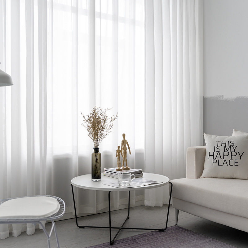 Cortinas modernas de lino blan - Linen Curtain Eyelet reseña y precio