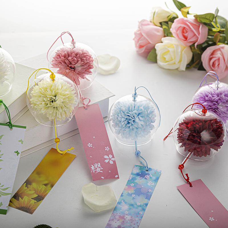 Campana de viento de cristal d - Interior Design Japan reseña y precio