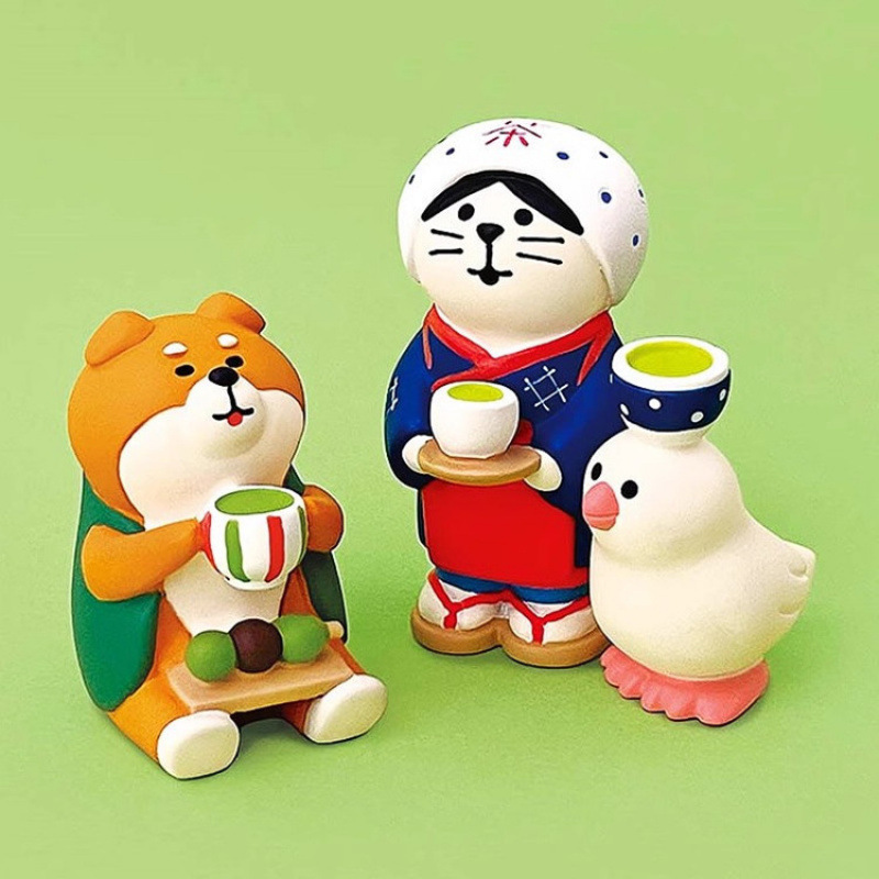 Miniaturas de la Serie Matcha, - Interior Design Japan reseña y precio