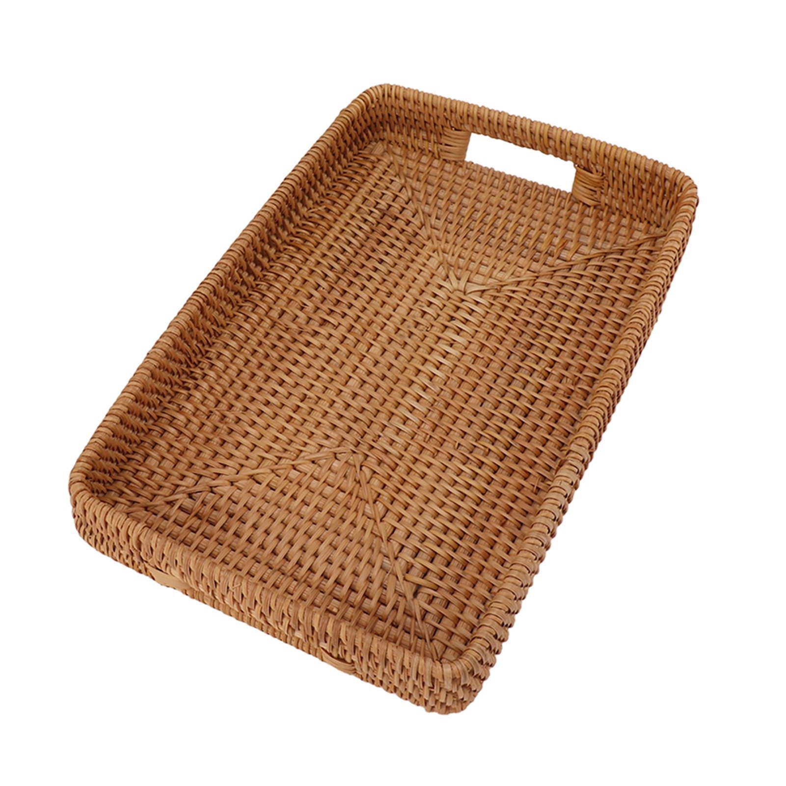 Cesta de Servicio E5 con Asas, - Rattan Tray Handle reseña y precio