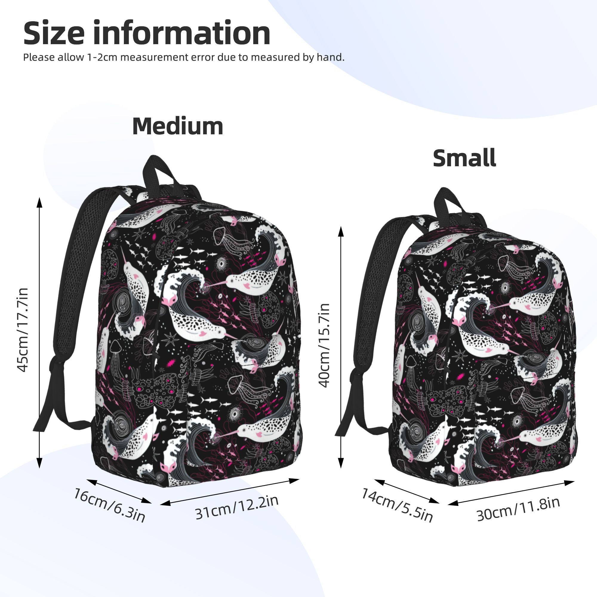 Mochila Narwhal Ocean, mochila - Interior Design University reseña y precio